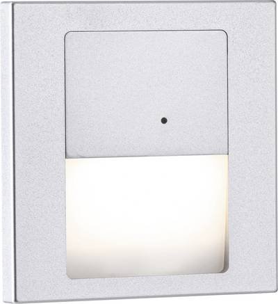Paulmann 80003 Tsaro eckig 80x36mm 1W 80lm 230V 2700K Wandeinbauleuchte LED 1 W Chrom (matt)