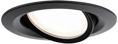 Paulmann 92459 Nova Plus Coin LED-Einbauleuchte LED 6 W Schwarz (matt)