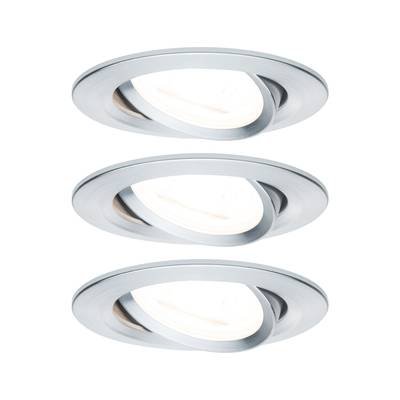 Paulmann 93433 Einbauleuchte 3er Set 19.5 W Aluminium (gedreht)