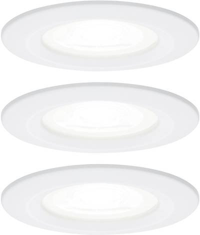 Paulmann 92980 LED-Einbauleuchte 3er Set LED GU10 19.5 W Weiß (matt)