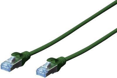 Digitus DK-1532-010/G RJ45 Netzwerkkabel, Patchkabel CAT 5e SF/UTP 1.00 m Grün verdrillte Paare 1 St.