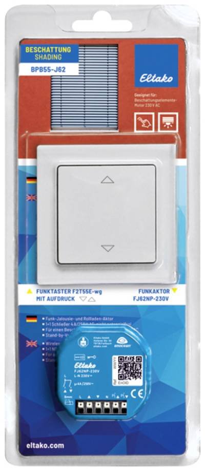 BPB55-J62 Blister-Pack Eltako Funk Rolladensteuerungskit Beschattungselement Unterputz
