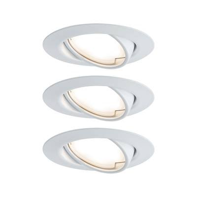 Paulmann 93423 Base Einbauleuchte 3er Set LED LED 15 W Weiß