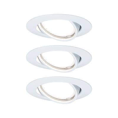 Paulmann 93422 Base Einbauleuchte 3er Set LED GU10 15 W Weiß
