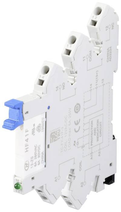 TRU COMPONENTS TC-FY-41F-3 12V Industrierelais Nennspannung: 12 V/DC, 12 V/AC Schaltstrom (max.): 6 A 1 Öffner, 1 Schlie