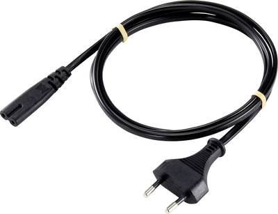 Sygonix SY-5043496 Strom Netzkabel Schwarz 1.80 m