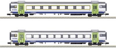 MiniTrix 18294 MiniTrix 18294 N 2er-Set Personenwagen GoldenPassLine der BLS
