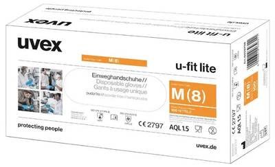 uvex u-fit lite 6016810 100 St. Einweghandschuh Größe (Handschuhe): XL EN 420:2003+A1:2009, EN 374-1:2016+A1:2018, EN 37