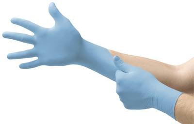 Ansell MICROFLEX® 92134090 100 St. Nitril Einweghandschuh Größe (Handschuhe): 9 EN 455, EN 420-2003, EN 374-5, EN 374-1,
