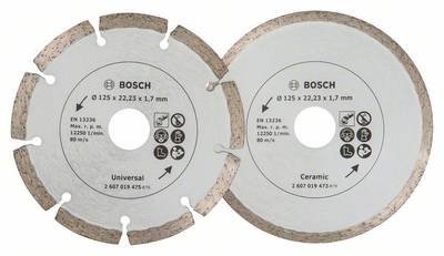 Bosch Accessories 2607019484 Bosch Power Tools Diamanttrennscheibe 2 St.