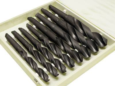 Holzmann Maschinen SPSMK34 HSS Metall-Spiralbohrer-Set 8teilig 24 mm, 26 mm, 28 mm, 30 mm, 32 mm, 36 mm, 40 mm, 44 mm MK