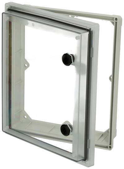 Fibox PW 403409 T 4901904 Sichtfenster Deckel Transparent, Doppelbart, UV-beständig (L x B x H) 88 x 346 x 394 mm Polyca