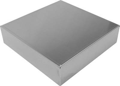 Hammond Electronics 1444-12123 1444-12123 Gehäuse-Chassis (L x B x H) 305 x 305 x 76 mm Aluminium Natur 1 St.