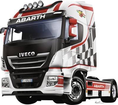 Italeri 3934 Iveco HI-WY E5 "Abarth" Truckmodell Bausatz 1:24
