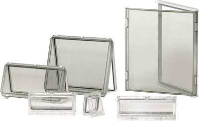Fibox EKM 30-T-2FSH 3520145 Gehäusedeckel Deckel Transparent (L x B x H) 380 x 190 x 30 mm Polycarbonat Lichtgrau (RAL 7