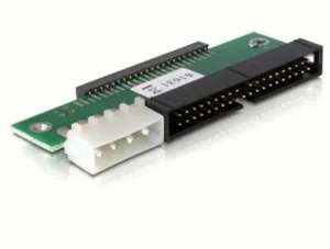 Delock 61631 Schnittstellen-Konverter [1x IDE-Stecker 40pol. - 1x IDE-Buchse 44pol.]