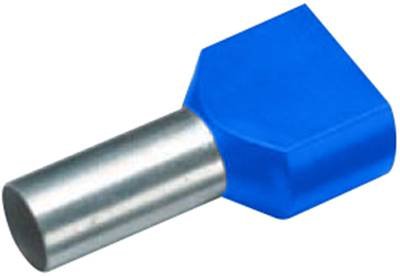 Vogt Verbindungstechnik 460509D Zwillings-Aderendhülse 2.5 mm² Teilisoliert Blau 100 St.