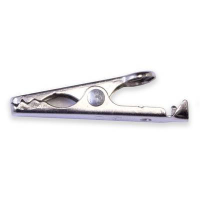 Mueller Electric BU-30 Miniatur-Krokodilklemme Stahl Klemmbereich max.: 4.80 mm Länge: 27.69 mm 1 St.