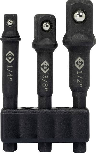 C.K Steckschlüssel-Adapter-Set 1/2", 3/8", 1/4" T4571