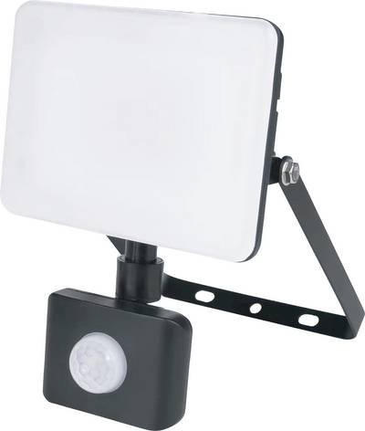 Müller-Licht Orlando 21600072 LED-Außenstrahler mit Bewegungsmelder 20 W Leuchtfarben: Neutralweiß