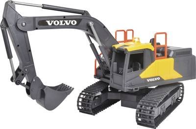 Dickie Toys 203729018 RC Volvo Mining Excavator RC Funktionsmodell Elektro Baufahrzeug mit Lichteffekt, mit Geräuschefun