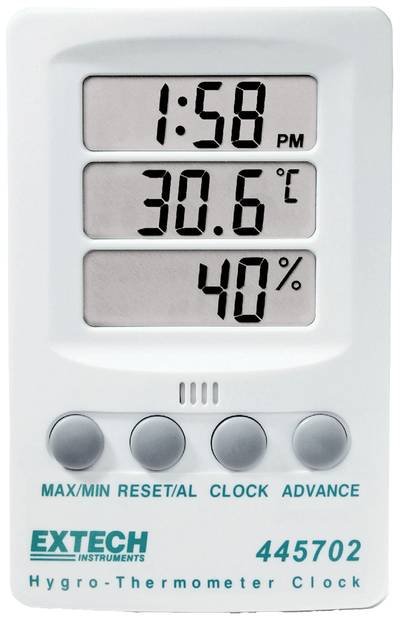 Extech 445702 Thermo-/Hygrometer Weiß 445702-ISO