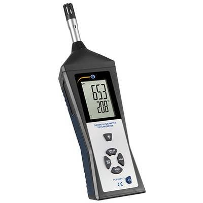 PCE Instruments Thermo-Hygro-Psychrometer PCE-HVAC 3 |Luftfeuchte |Feuchte absolut|%rH |°C |°F |GPP |g/kg |g/m³ |gr/ft³