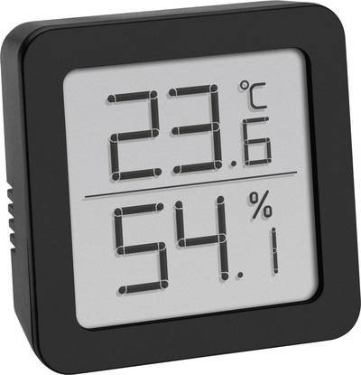 TFA Dostmann Thermo-/Hygrometer Schwarz 30.5051.01
