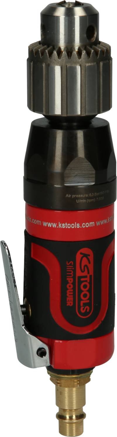 KS Tools 515.5520 3/8" SlimPOWER Mini-Druckluft-Stabbohrmaschine, 7.000U/min