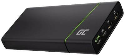 Green Cell GC PowerPlay Ultra Powerbank 26800 mAh Quick Charge 3.0, USB PD LiPo Schwarz