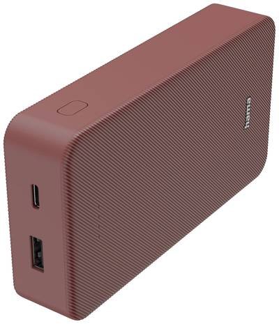 Hama Batterie Powerbank 20000 mAh Fast Charge LiPo Rot