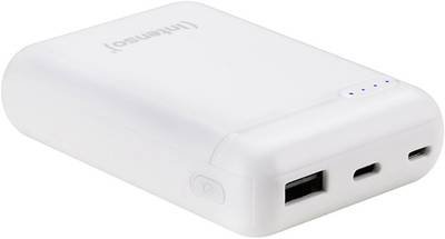 Intenso XS10000 Powerbank 10000 mAh LiPo Weiß Statusanzeige