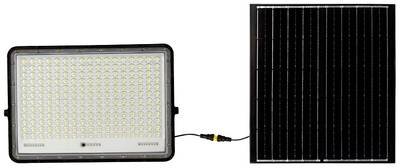 V-TAC VT-240W 7829 LED-Flutlichtstrahler, Solarmodul 30 W Kaltweiß Schwarz