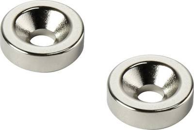 TRU COMPONENTS TC-12250604 Permanent-Magnet Ring (Ø x H) 10 mm x 5 mm M3 Grenztemperatur (max.): 150 °C