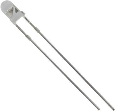 TRU COMPONENTS 1573689 LED bedrahtet Weiß Rund 3 mm 2000 mcd 40 ° 20 mA 3.1 V