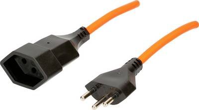 Max Hauri 167762 Strom Verlängerungskabel Orange 25 m H05VV-F 3G 1,5 mm²