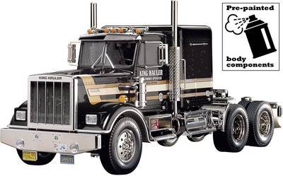 Tamiya 56336 King Hauler Black Edition 1:14 Elektro RC Modell-LKW Bausatz Vorlackiert
