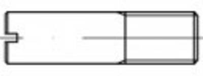 TOOLCRAFT TO-5363250 Schaftschrauben M4 Edelstahl A1 100 St.