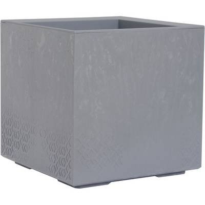 Siena Garden FARO STONE LA935-71 Pflanzkasten Polypropylen Beton-Optik, Grau