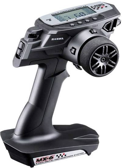 SANWA MX-6 Dry Pistolengriff-Fernsteuerung 2,4 GHz Anzahl Kanäle: 3 inkl. Empfänger