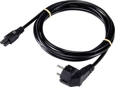 Sygonix SY-5178376 Notebook Netzkabel Schwarz 7.50 m