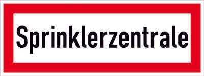 SafetyMarking 11.2532 Hinweisschild Sprinklerzentrale Aluminium (B x H) 297 mm x 105 mm 1 St.