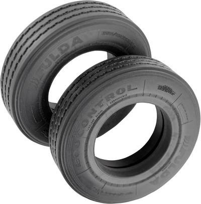 Veroma 1:16 LKW Reifen 19 mm Straßenprofil 2 St.