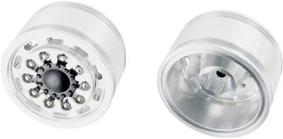 Carson Modellsport 1:14 LKW Felgen Aluminium Langloch Silber 2 St.