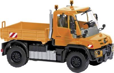 Busch 50934 H0 LKW Modell Mercedes Benz Unimog U 430, Verkehrsorange