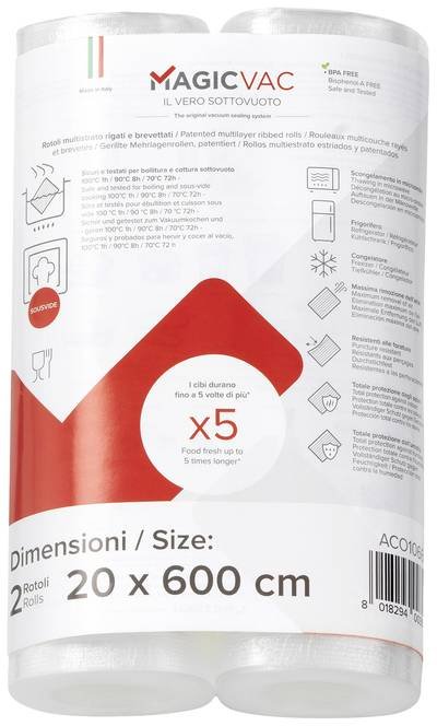 Magic Vac ACO1066 Folienersatzrolle (B x T) 20 cm x 600 cm