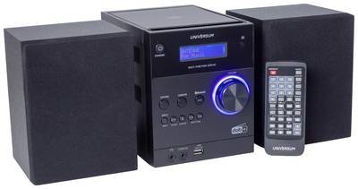 UNIVERSUM MS 300-21 Stereoanlage AUX, Bluetooth®, CD, DAB+, UKW, USB, Akku-Ladefunktion, Inkl. Fernbedienung, Inkl. Laut