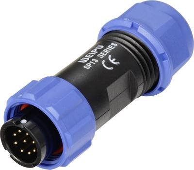 Weipu SP1310 / P 9 II Rundstecker Stecker, gerade Gesamtpolzahl: 9 Serie (Rundsteckverbinder): SP13 1 St.