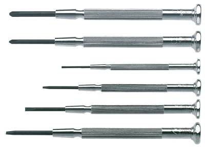 C.K Elektronik- u. Feinmechanik Schraubendreher-Set 6teilig Schlitz, Kreuzschlitz Phillips