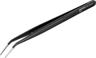 Knipex 92 34 37 Präzisionspinzette Spitz, gebogen 45° 155 mm